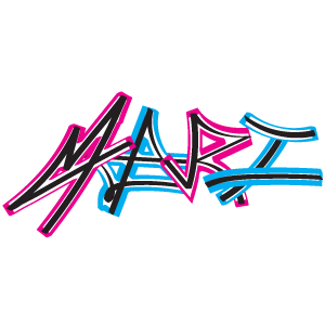 graffiti style sticker IR